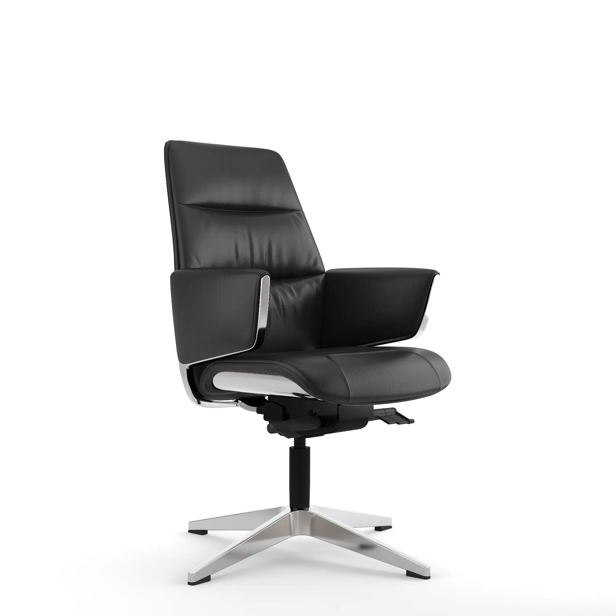 Norman Executive Visitor Chair - PU Leather